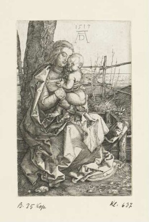 Maria mit dem Kinde am Baum