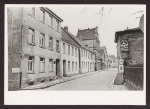 Weinbergstraße (heutige Paulinenstraße) in Richtung Hornsches Tor. Detmold. Paulinenstraße