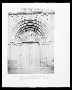 Ehemalige Prioratskirche Notre-Dame — Westportal