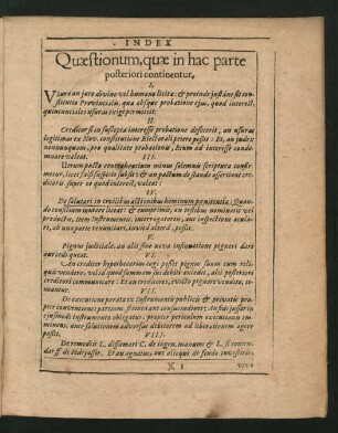 Index Quaestionum