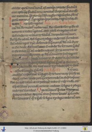 Fragment aus Antiphonarium
