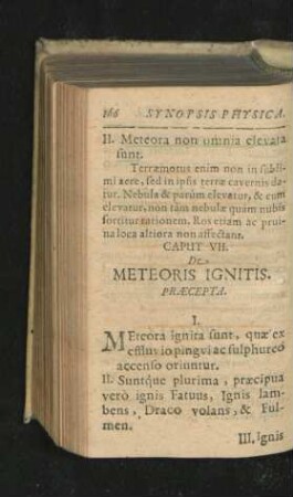 Caput VII. De Meteoris Ignitis.