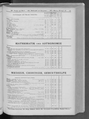 XVII. Mathematik und Astronomie
