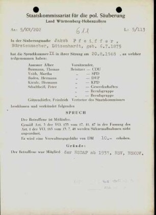 Pfeiffer, Jakob