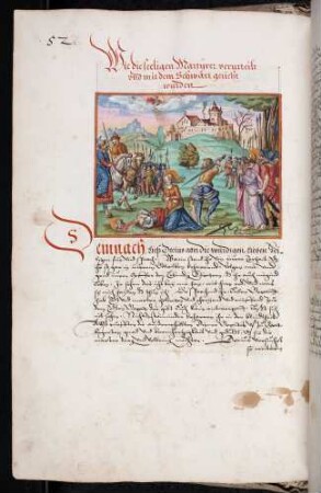 Martyrium der heiligen Felix und Regula