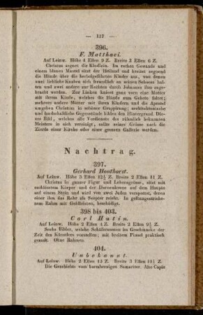 Nachtrag 397. [-] 470 und 471.