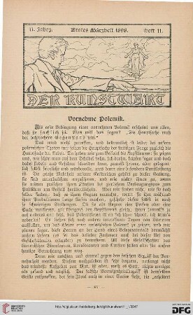 Heft 11 (1. Märzheft 1898)