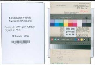 Entnazifizierung Otto Schreyer , geb. 00.00.0000 (Bankbeamter)