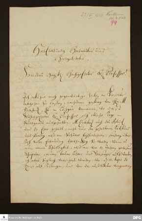 Brief von Tobias Köstlin an August Hermann Francke.