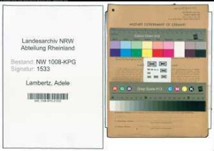 Entnazifizierung Adele Lambertz , geb. 01.02.1919 ()