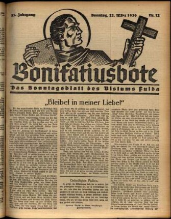 Ausgabe vom Sonntag, den 22. März 1936.