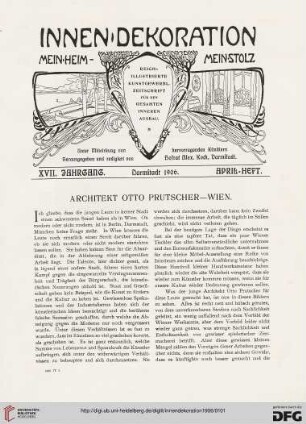 17: Architekt Otto Prutscher, Wien