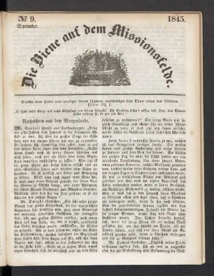 N° 9. September. 1845