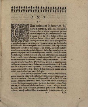 De rebus Herodis M. exercitatio historica prior