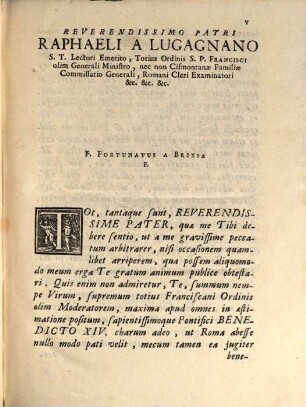 P. F. Fortunati A Brixia ... Elementa Mathematica : In Quatuor Tomos Digesta, 1. Algebra Synopsim, generalem proportionum doctrinam, ac utriusque progressionis theoriam, & praxim continens
