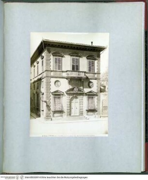 IV Florence ArchitectureFlorenz, Casino Mediceo, Fassade - Rotes Album IV (Florenz, Architektur)