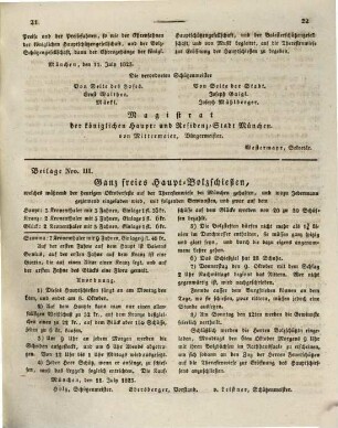 Feyer des Central-Landwirthschafts- oder Oktoberfestes im Jahre .... 1823