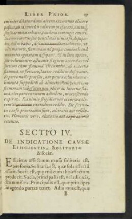 Sectio IV.