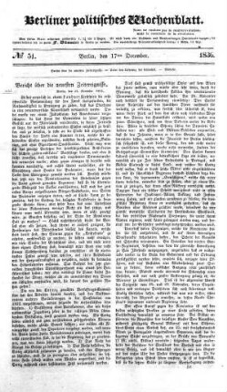 No 51, 17. Dezember 1836