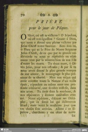 Prière pour le jour de Pâques