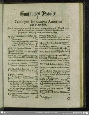 Fünf-faches Register