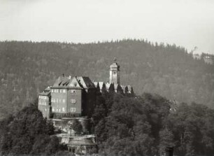 Greiz, Oberes Schloss : Greiz. Oberes Schloss. Ansicht von Südosten