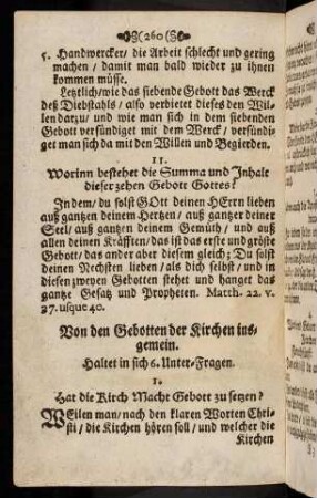 260-263, Von den Gebotten der Kirchen insgemein