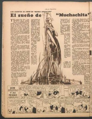 El sueño de "muchachita" : Los cuentos de amor de "Mundo Argentino"
