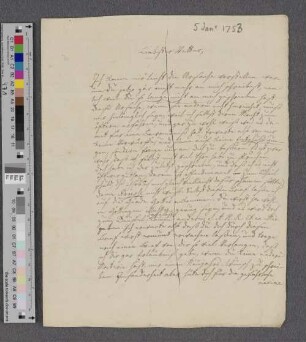 Brief an Johann Albert Heinrich Reimarus