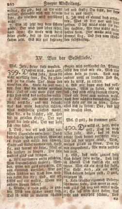 XV. Von der Selbstliebe.