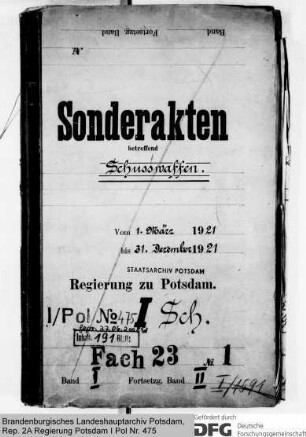 Schusswaffen der Schutzpolizei