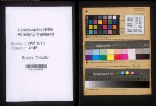 Entnazifizierung Theodor Soete , geb. 17.12.1902 ()