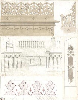 Lange, Ludwig; Lange - Archiv: X.3 Holzbauten - Details