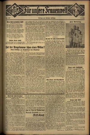Zweite Ausgabe vom Donnerstag, den 09. Mai 1935.