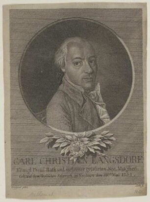 Bildnis des Karl Christian Langsdorf