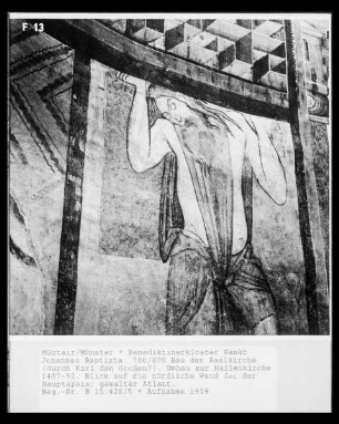 Romanische Dekoration der Hauptapsis: Majestas Domini und Szenen aus dem Leben des Johannes d. Täufer — Atlant