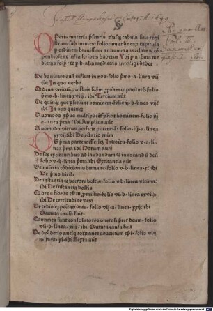 Opus de misterio misse, D[omi]ni Alberti