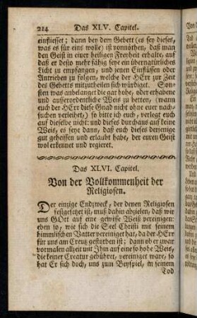 214-224, Das XLVI. Capitel