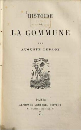 Histoire de la Commune