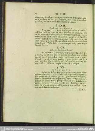 §. XVIII. Spasmus intestinorum