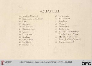 Aquarelle