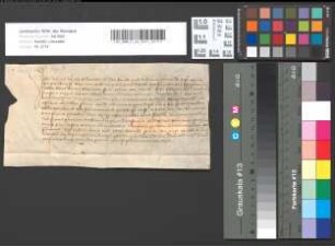 Quittung Johanns, Herrn zu Gemen, über erhobene Weinrenten; besiegelt 1447 Dezember 31.