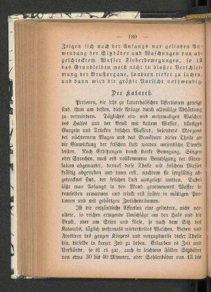 Der Katarrh.