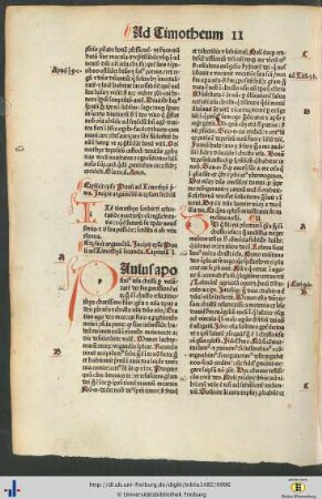 Argumentum in epistolam secundam