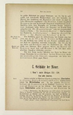 I. Rom unter Königen 753 - 510