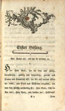 Das vortrefliche Betstunden-Gebet in drey Liedern : Zur Übung der häußlichen Sing-Andacht nach bekannter Melodie verfaßt