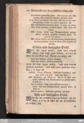 Sieben und funfzigstes Stück.