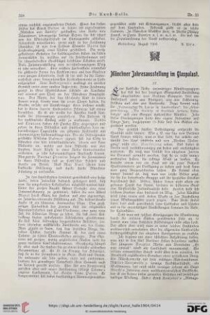 9: Münchner Jahresausstellung im Glaspalast