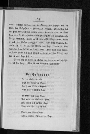 Der Gefangene.