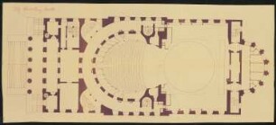 Stadttheater, Strasbourg: Grundriss 1:100